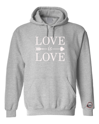 Buy gray Love is Love Hoodie