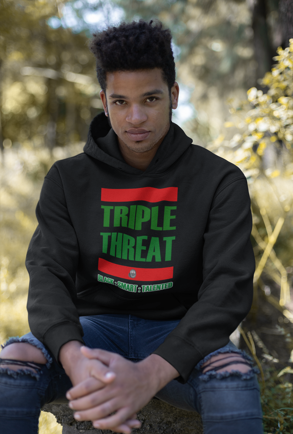 "Triple Threat" Men and Women Hoodies